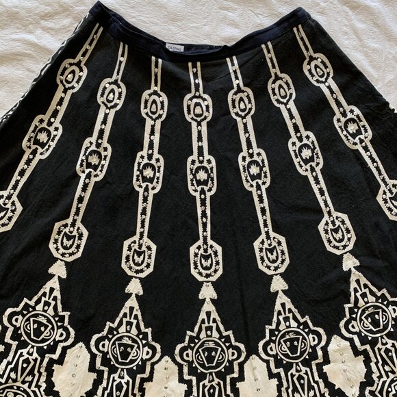 Vintage Gunit Fashions New York Women's Skirt with Sequins - Size Small S - Picture 2 of 16